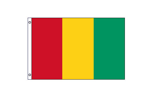 Guinea flag 600 x 900 | Medium Guinea flagpole flag