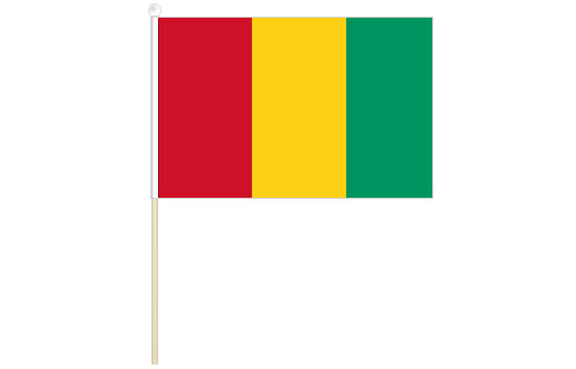 Guinea hand waving flag | Guinea stick flag
