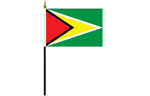 Image of Guyana desk flag Guyana school project flag