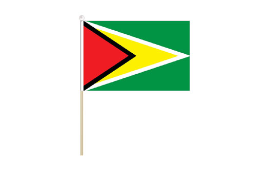 Guyana mini stick flag | Guyana mini desk flag