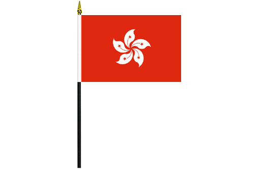 Hong Kong desk flag | Hong Kong school project flag