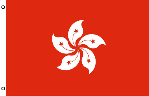 Hong Kong flag 900 x 1500 | Large Hong Kong flagpole flag