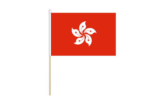 Image of Hong Kong mini stick flag Hong Kong mini desk flag