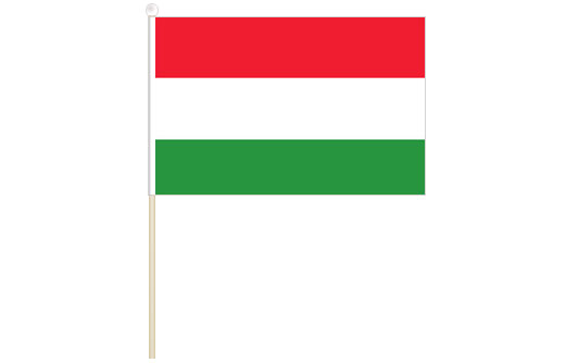 Hungary hand waving flag | Hungary stick flag