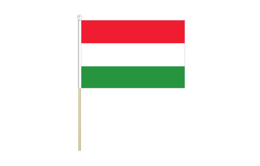 Hungary mini stick flag | Hungary mini desk flag