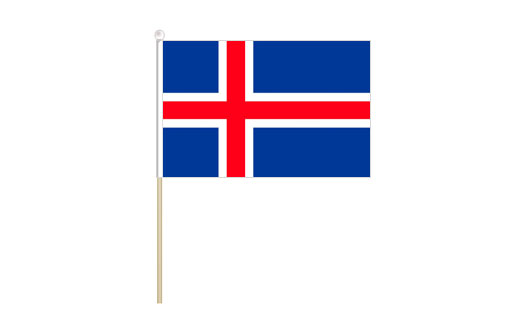 Iceland flag 150 x 230 | Iceland table flag