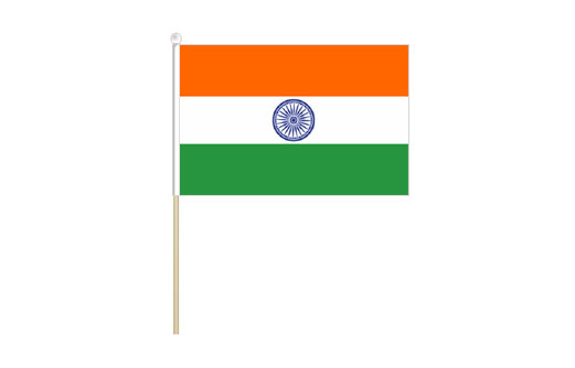 Image of India mini stick flag India mini desk flag