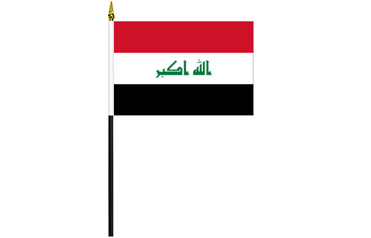 Image of Iraq desk flag Iraq school project flag