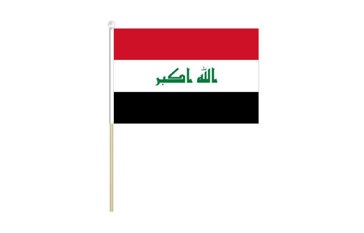 Iraq mini stick flag | Iraq mini desk flag