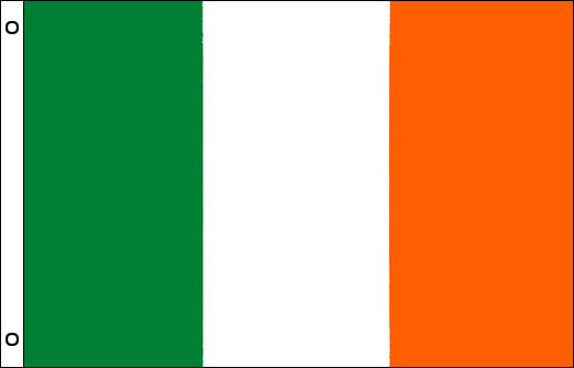 Image of Ireland flagpole flag Ireland funeral flag