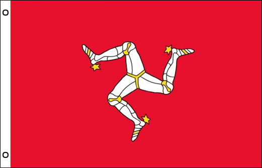 Isle of Man flag 900 x 1500 | Isle of Man funeral flag