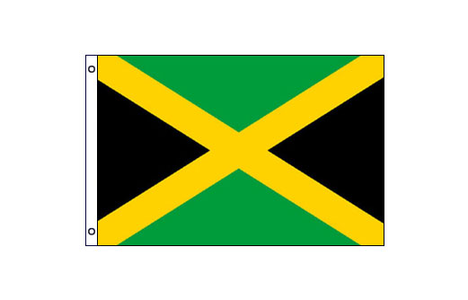 Image of Flag of Jamaica flag 600 x 900 Medium Jamaica flag