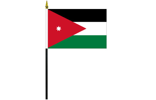 Image of Jordan flagpole flag Jordan funeral flag