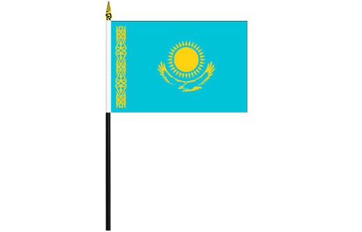 Kazakhstan desk flag | Kazakhstan school project flag