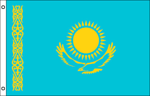 Kazakhstan flagpole flag | Kazakhstan funeral flag