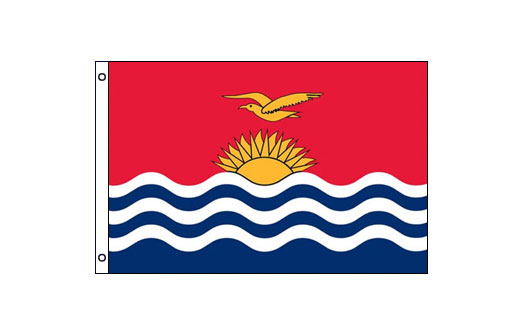 Kiribati flag 600 x 900 | Medium Kiribati flagpole flag