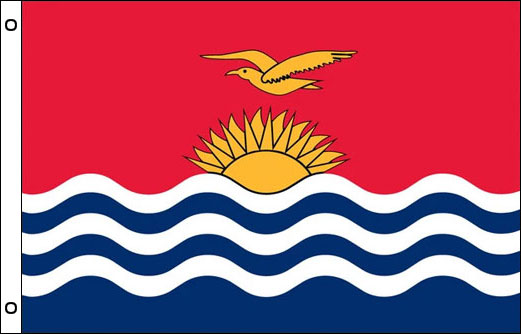 Kiribati flagpole flag | Kiribati funeral flag