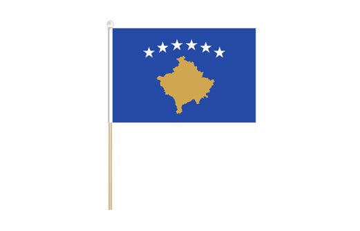 Image of Kosovo mini stick flag Kosovo mini desk flag