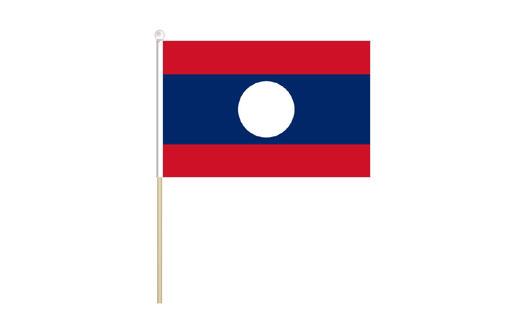 Image of Laos mini stick flag Laos mini desk flag