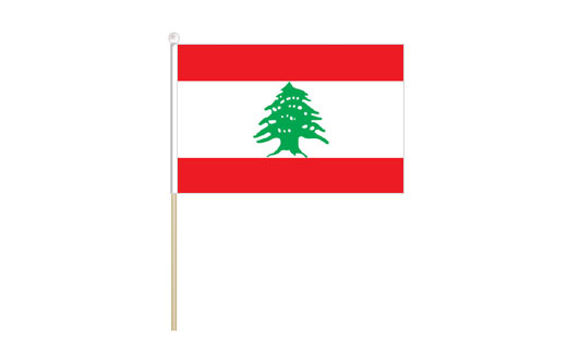 Lebanon mini stick flag | Lebanon mini desk flag