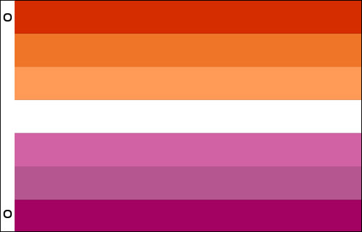 lesbian pride flag | lesbian sunset flag