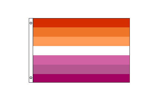 lesbian sunset flag 600 x 900 | Medium lesbian sunset flag