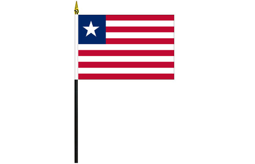 Liberia desk flag | Liberia school project flag