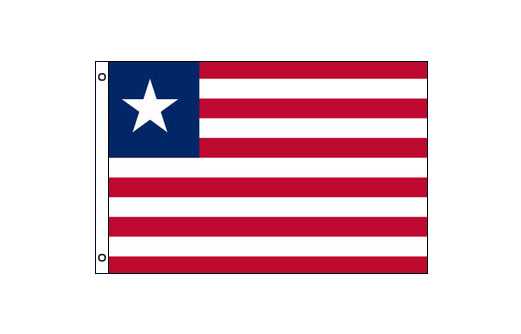 Liberia flag 600 x 900 | Medium Liberia flagpole flag