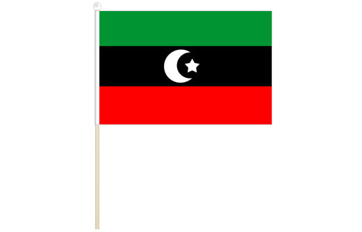 Libya hand waving flag | Libya stick flag