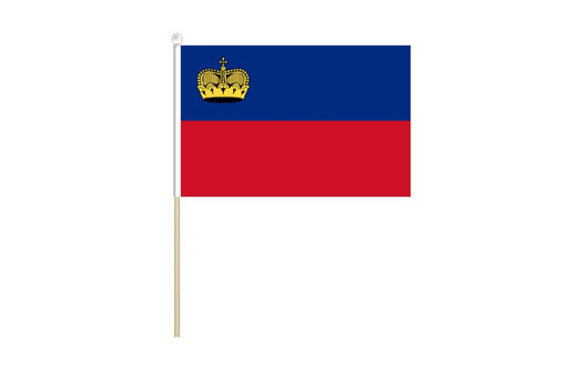 Image of Liechtenstein mini stick flag Liechtenstein mini desk flag