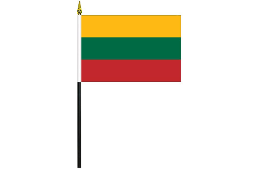 Image of Lithuania desk flag Lithuania school project flag