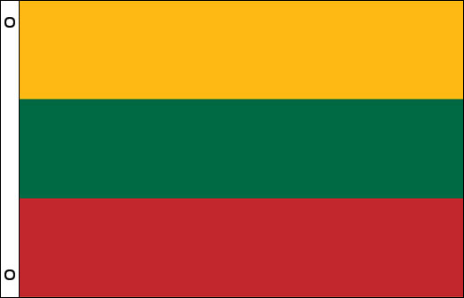 Image of Flag of Lithuania flag 900 x 1500 Large Lithuania funeral flag