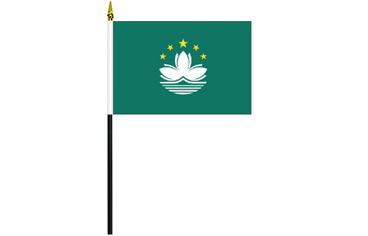 Image of Macau desk flag Macau school project flag