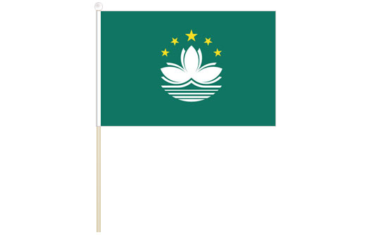 Macau hand waving flag | Macau stick flag