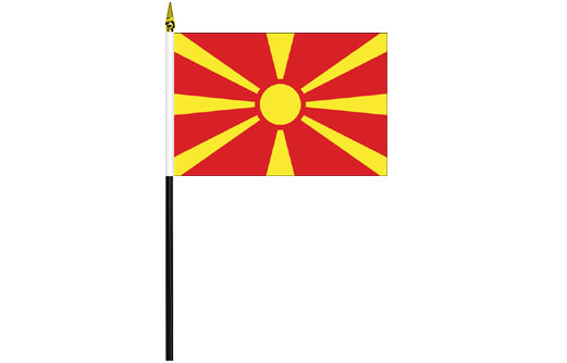 Image of Macedonia desk flag Macedonia school project flag