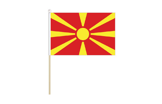 Macedonia mini stick flag | Macedonia mini desk flag