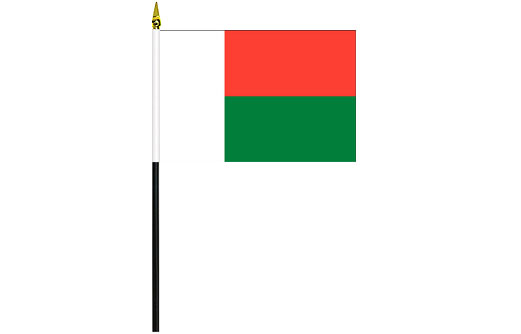 Madagascar desk flag | Madagascar school project flag