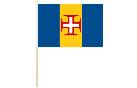 Madeira hand waving flag | Madeira stick flag