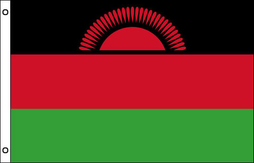 Malawi flagpole flag | Malawi funeral flag