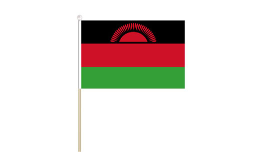 Malawi mini stick flag | Malawi mini desk flag