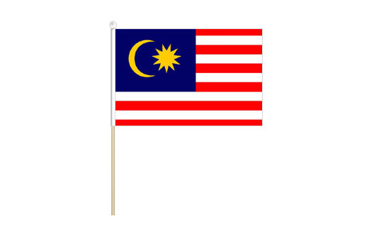 Image of Malaysia mini stick flag Malaysia mini desk flag