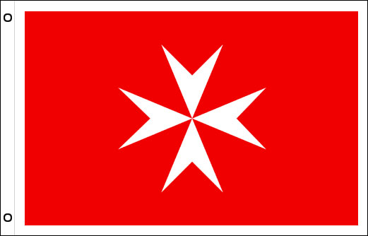 Image of Maltese Cross 900 x 1500 Large Maltese Cross flagpole flag