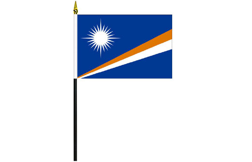Image of Marshall Islands desk flag Marshall Isl school project flag