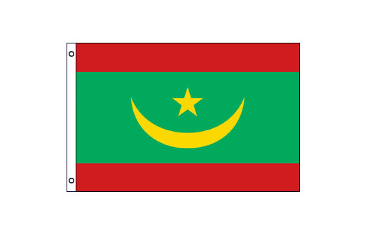 Image of Flag of Mauritania flag 600 x 900 Medium Mauritania flag