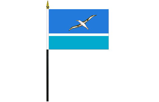 Image of Midway Islands desk flag Midway Islands school project flag