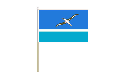 Midway Islands mini stick flag | Midway Atol mini desk flag