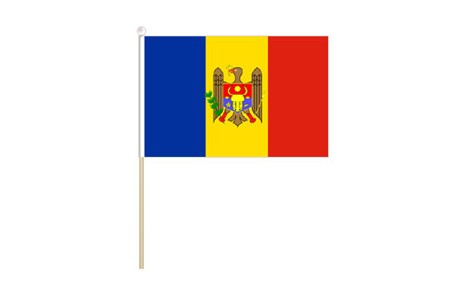 Moldova mini stick flag | Moldova mini desk flag