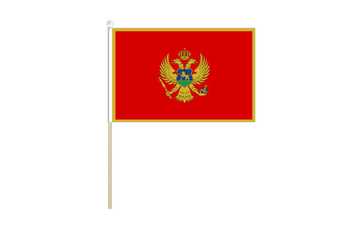 Image of Montenegro mini stick flag Montenegro mini desk flag