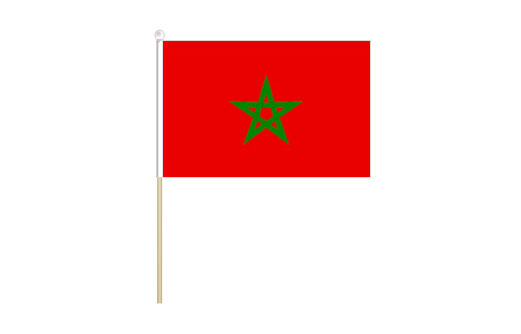 Morocco mini stick flag | Morocco mini desk flag