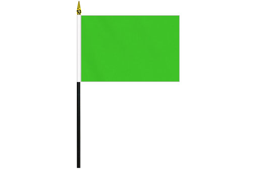 Image of Neon Green flag 100 x 150mm Neon desk flag Lime table flag